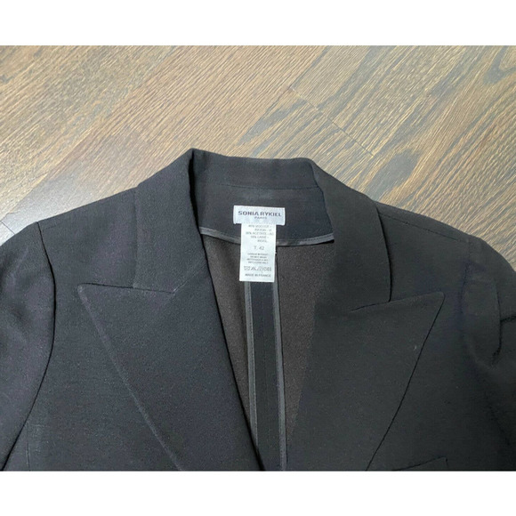 Sonia Rykiel Paris Stylish‎ Unique Ruffle Jacket Blazer~ T42 - Picture 5 of 5